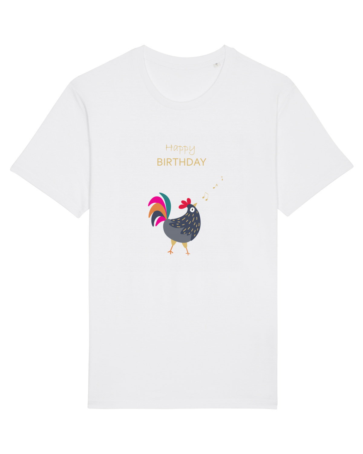 Tricou mânecă scurtă Unisex Rocker White
