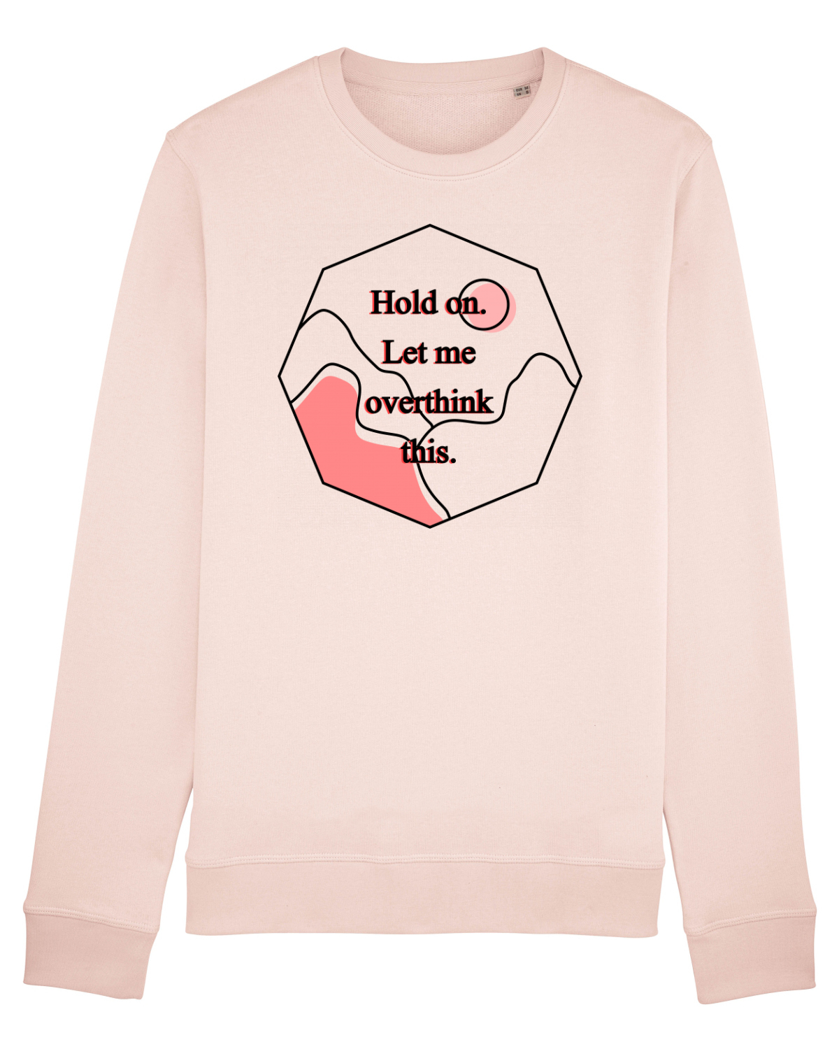 Bluză mânecă lungă Unisex Rise Candy Pink