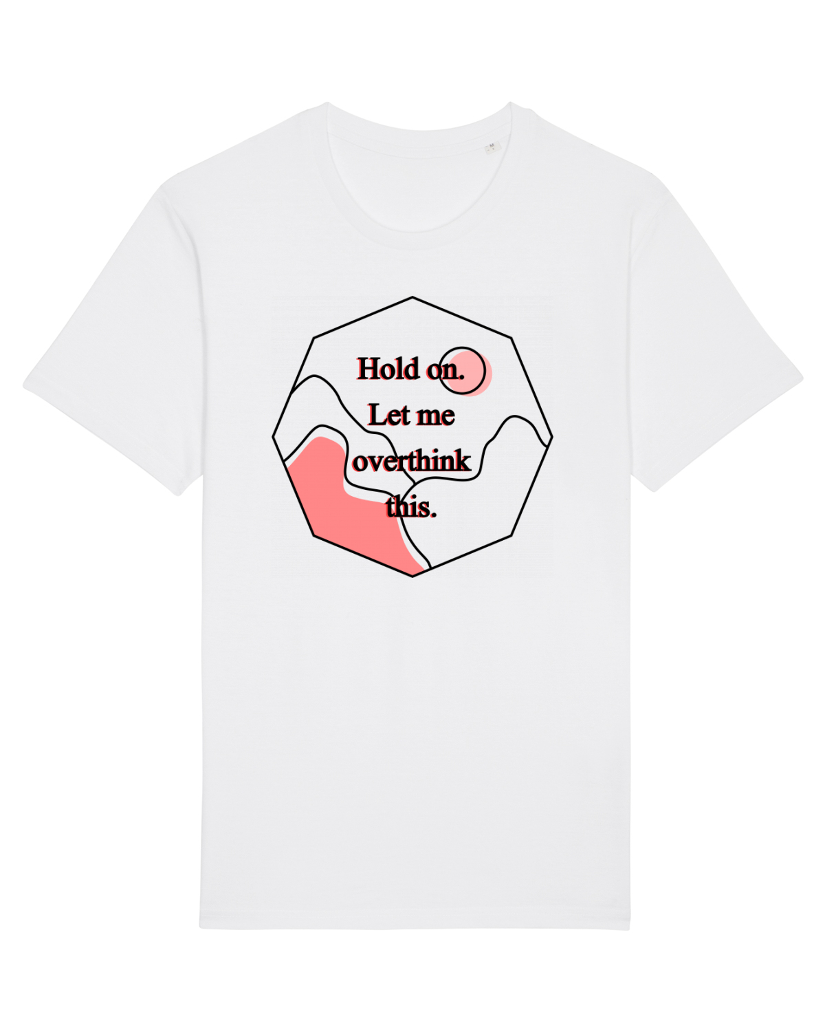 Tricou mânecă scurtă Unisex Rocker White