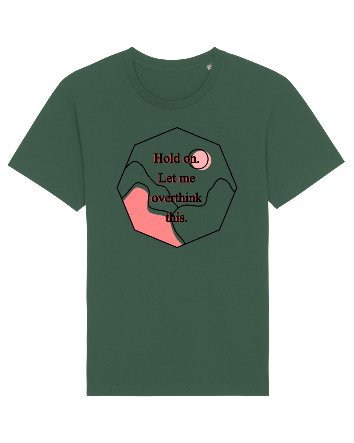 Tricou mânecă scurtă Unisex Rocker Bottle Green