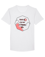 Hold on. Let me overtink this. Tricou mânecă scurtă guler larg Bărbat Skater