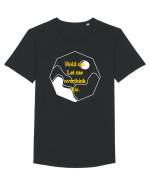 Hold on. Let me overtink this. Tricou mânecă scurtă guler larg Bărbat Skater