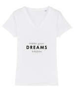 Tricou Dreams Tricou mânecă scurtă guler V Damă Evoker