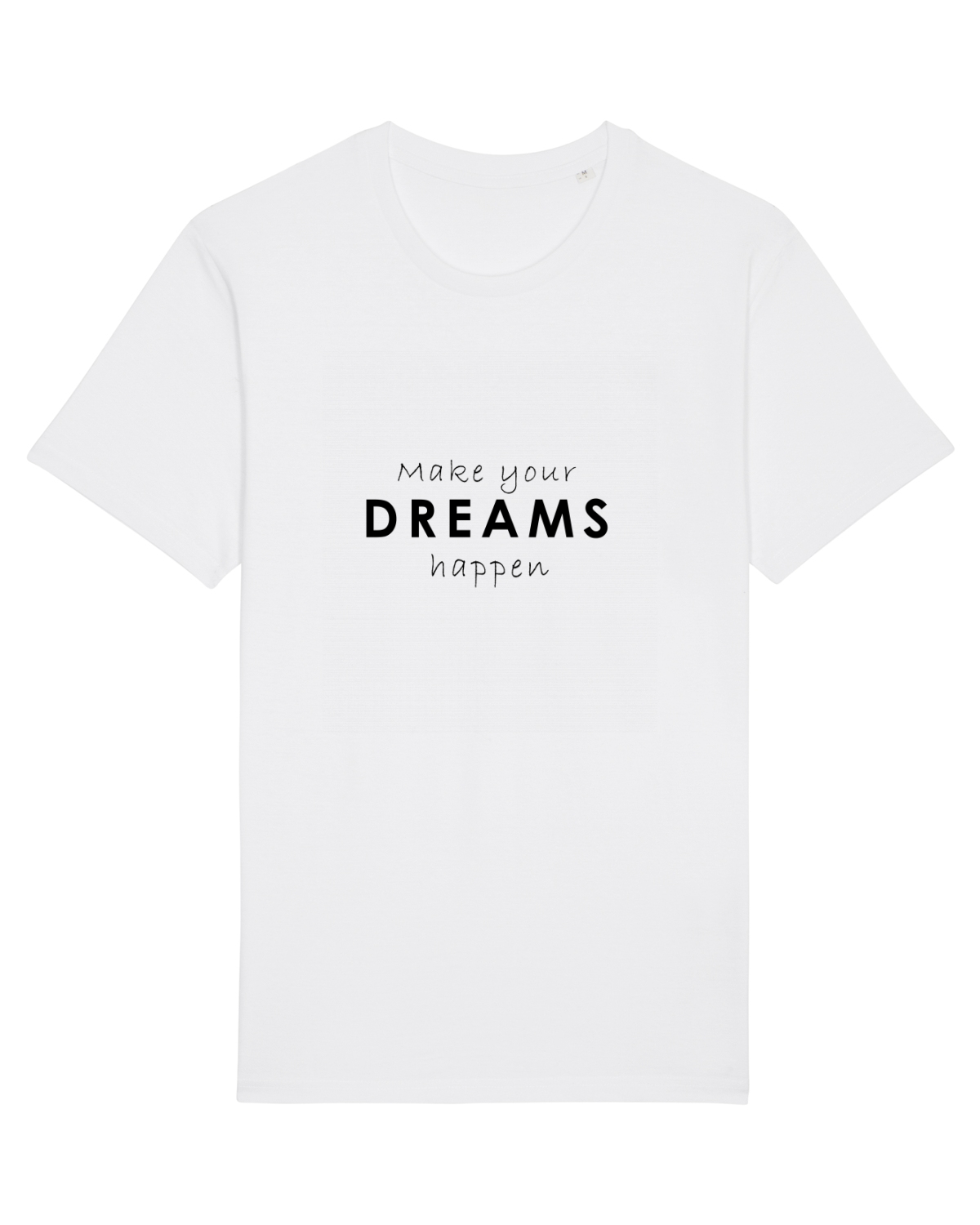 Tricou mânecă scurtă Unisex Rocker White
