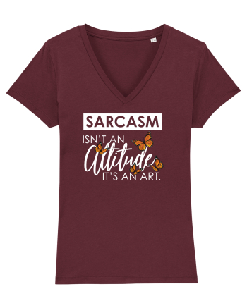 SARCASM it's an ART Burgundy