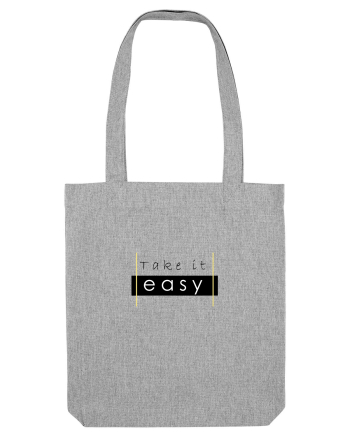 Tricou Take it easy Heather Grey