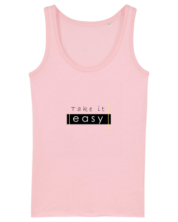 Tricou Take it easy Cotton Pink