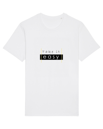 Tricou Take it easy White