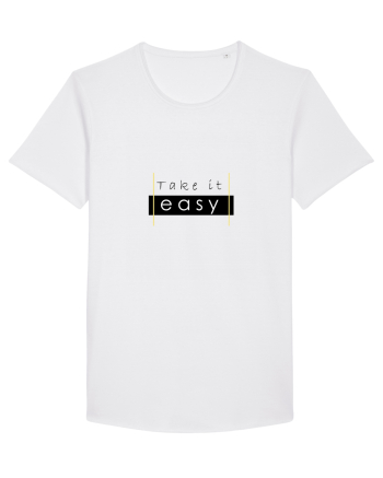 Tricou Take it easy White