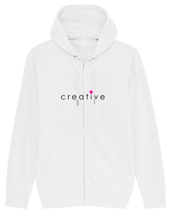 Tricou creative White