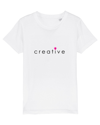 Tricou creative White