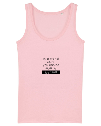 Tricou be kind Cotton Pink