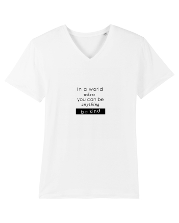 Tricou be kind White