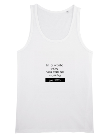 Tricou be kind White