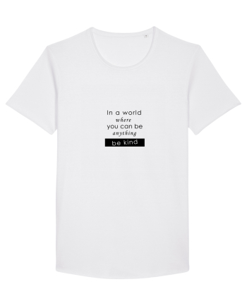 Tricou be kind White
