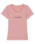 Tricou no excuses Tricou mânecă scurtă guler larg fitted Damă Expresser