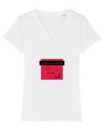 Tricou Transilvania Tricou mânecă scurtă guler V Damă Evoker