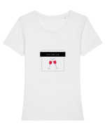 Tricou Moldova Tricou mânecă scurtă guler larg fitted Damă Expresser
