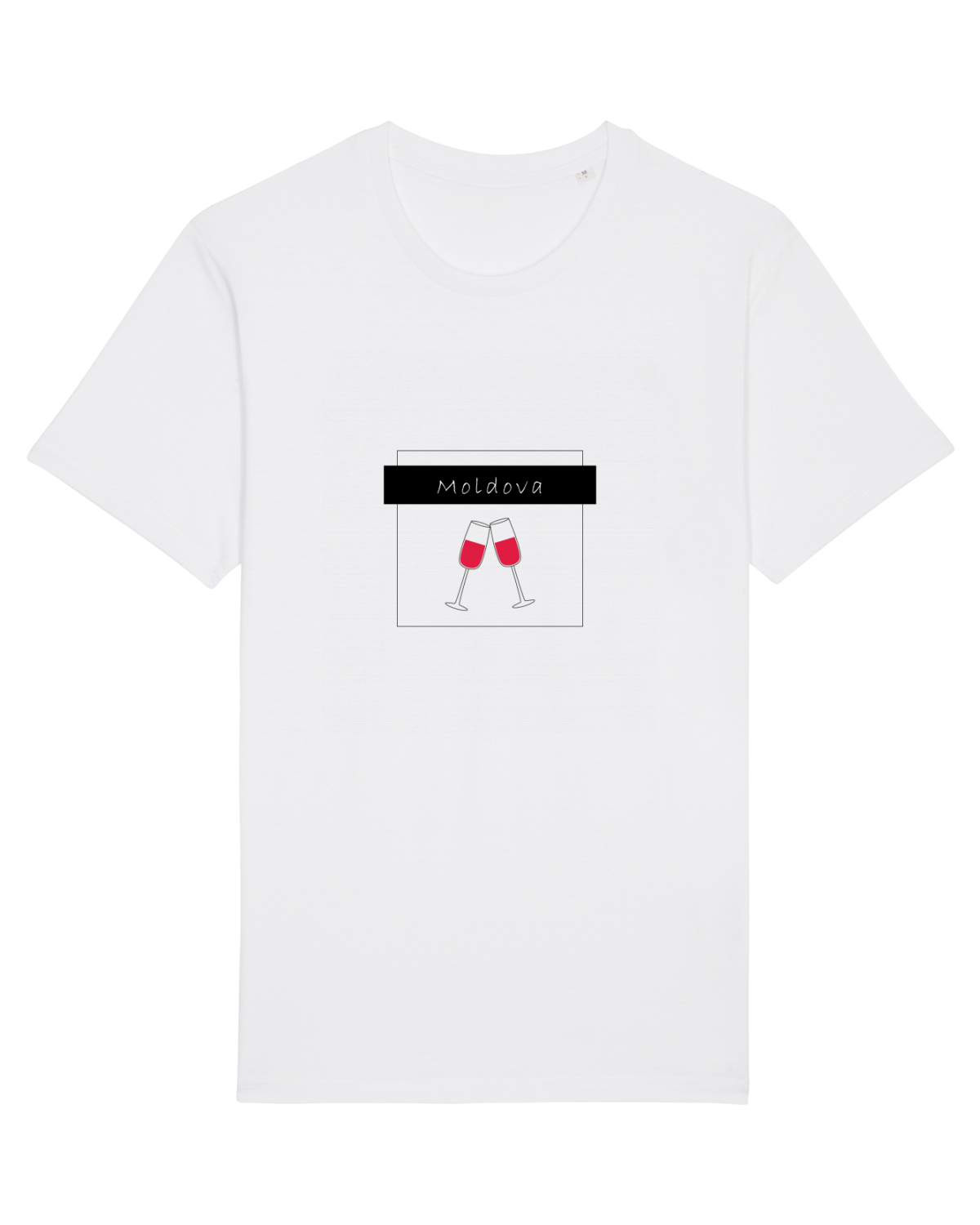 Tricou mânecă scurtă Unisex Rocker White