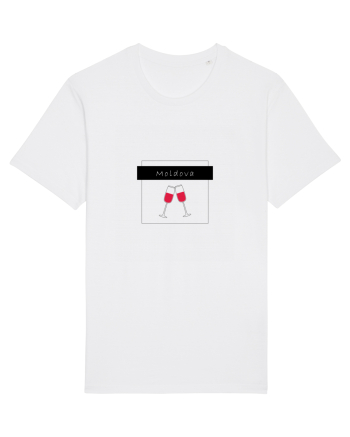 Tricou Moldova White