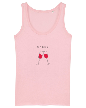Tricou Cheers Cotton Pink