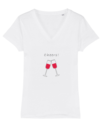 Tricou Cheers White