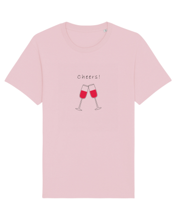 Tricou Cheers Cotton Pink