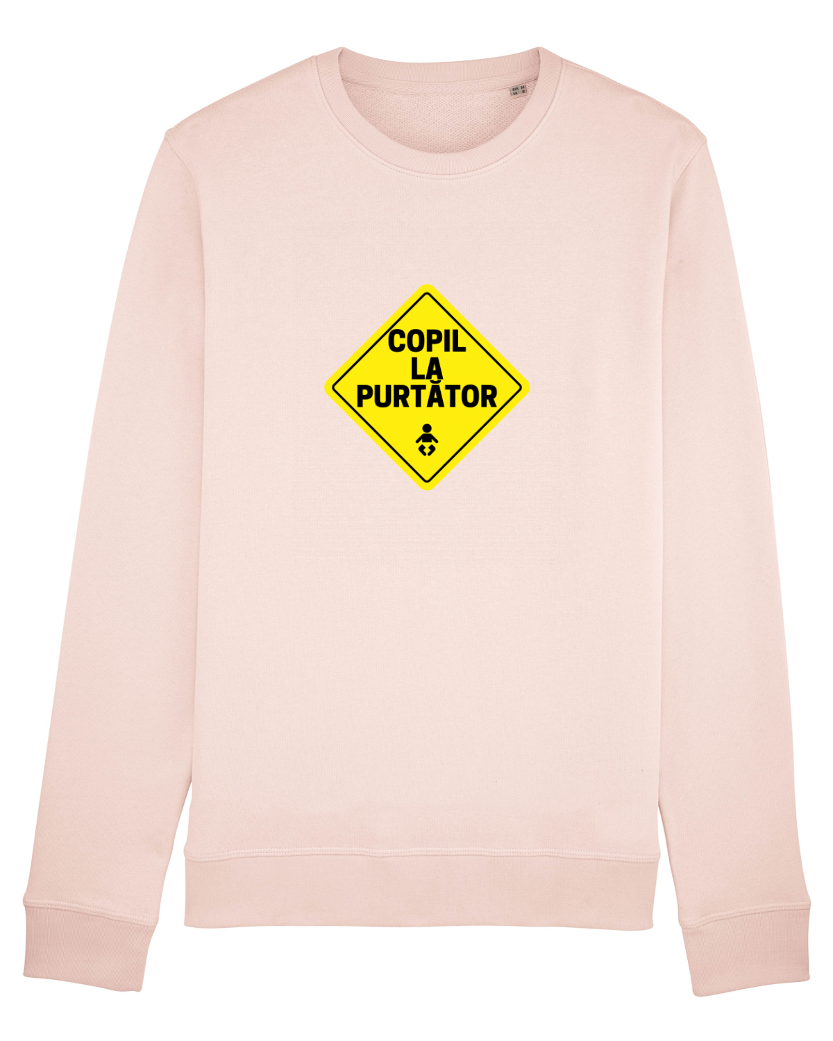 Bluză mânecă lungă Unisex Rise Candy Pink