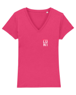 niciodata LUNI Tricou mânecă scurtă guler V Damă Evoker