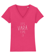 E Vară Tricou mânecă scurtă guler V Damă Evoker