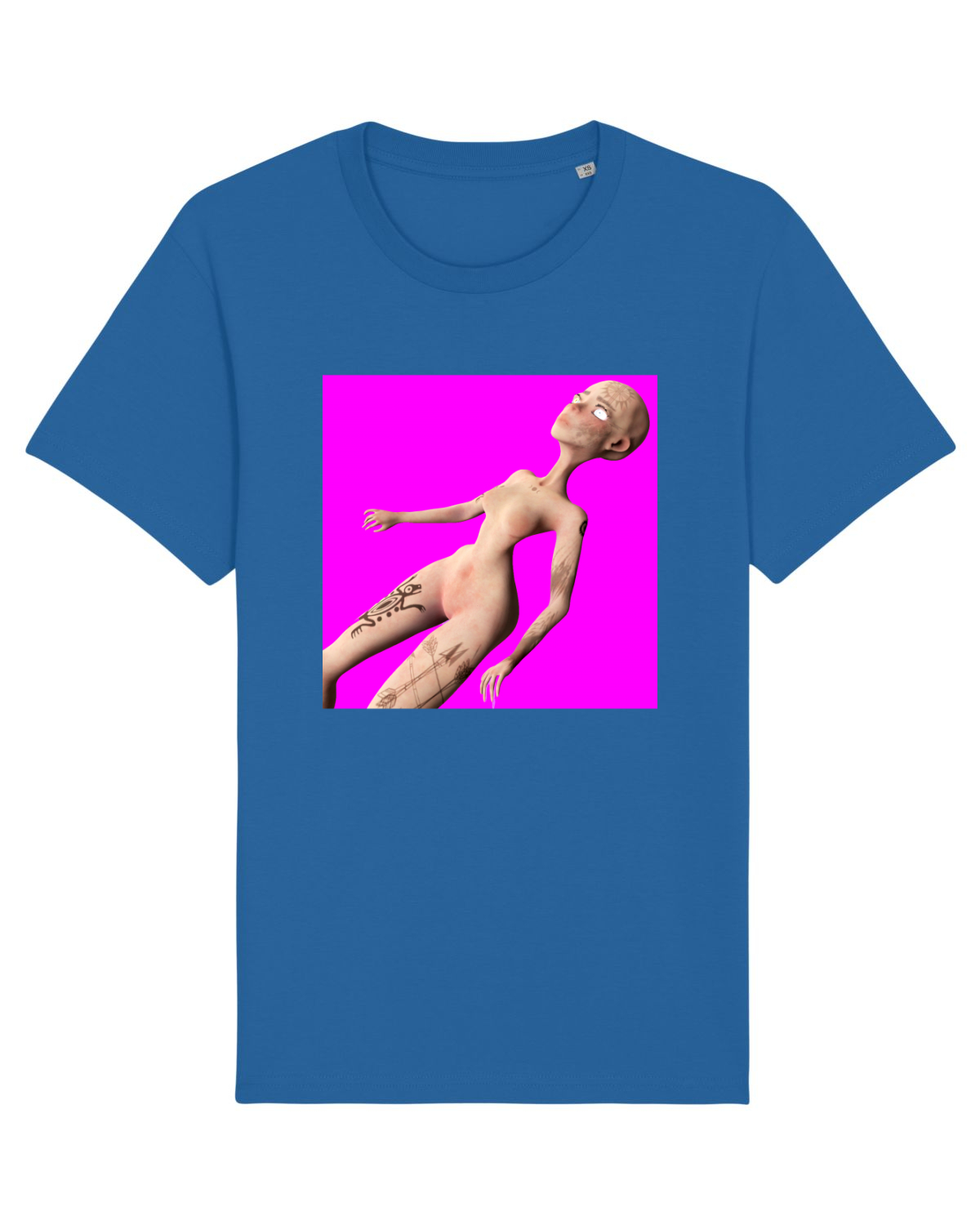 Tricou mânecă scurtă Unisex Rocker Royal Blue