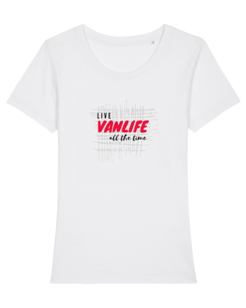 Live Vanlife All The Time White
