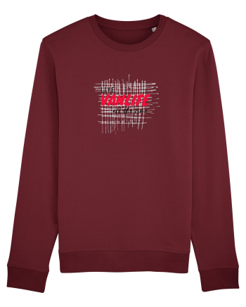 Live Vanlife All The Time Burgundy