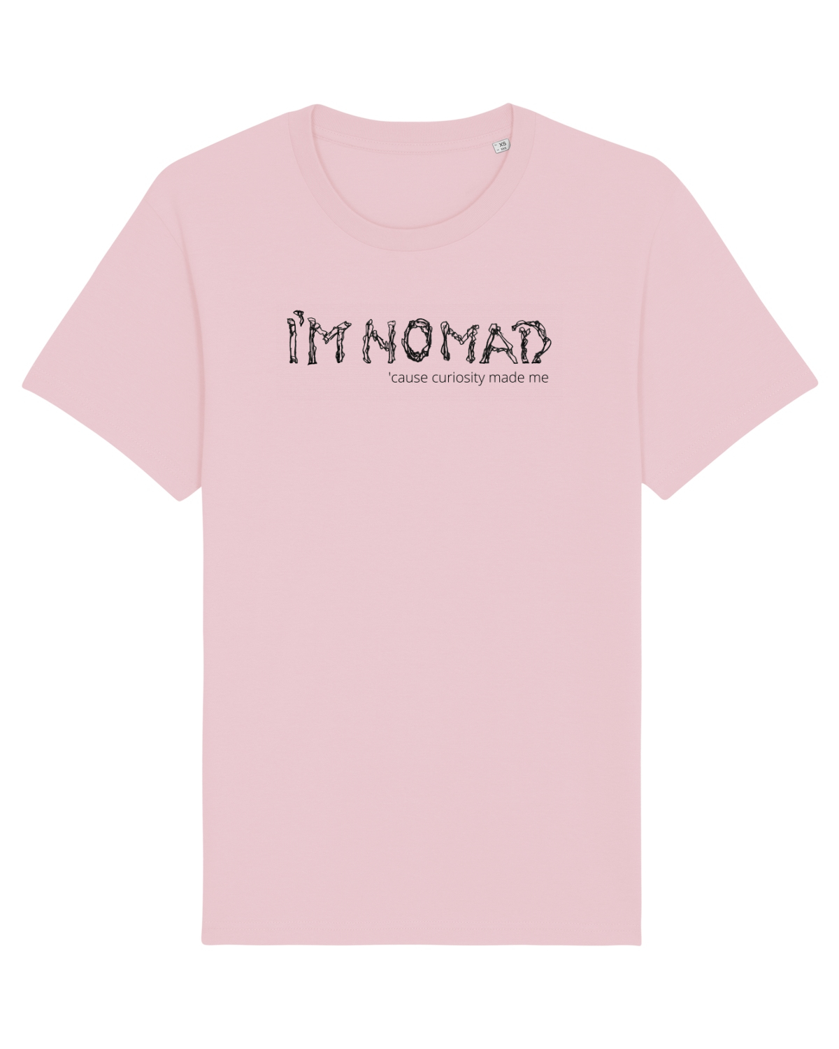 Tricou mânecă scurtă Unisex Rocker Cotton Pink