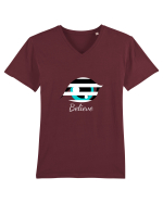 Crede! Tricou mânecă scurtă guler V Bărbat Presenter
