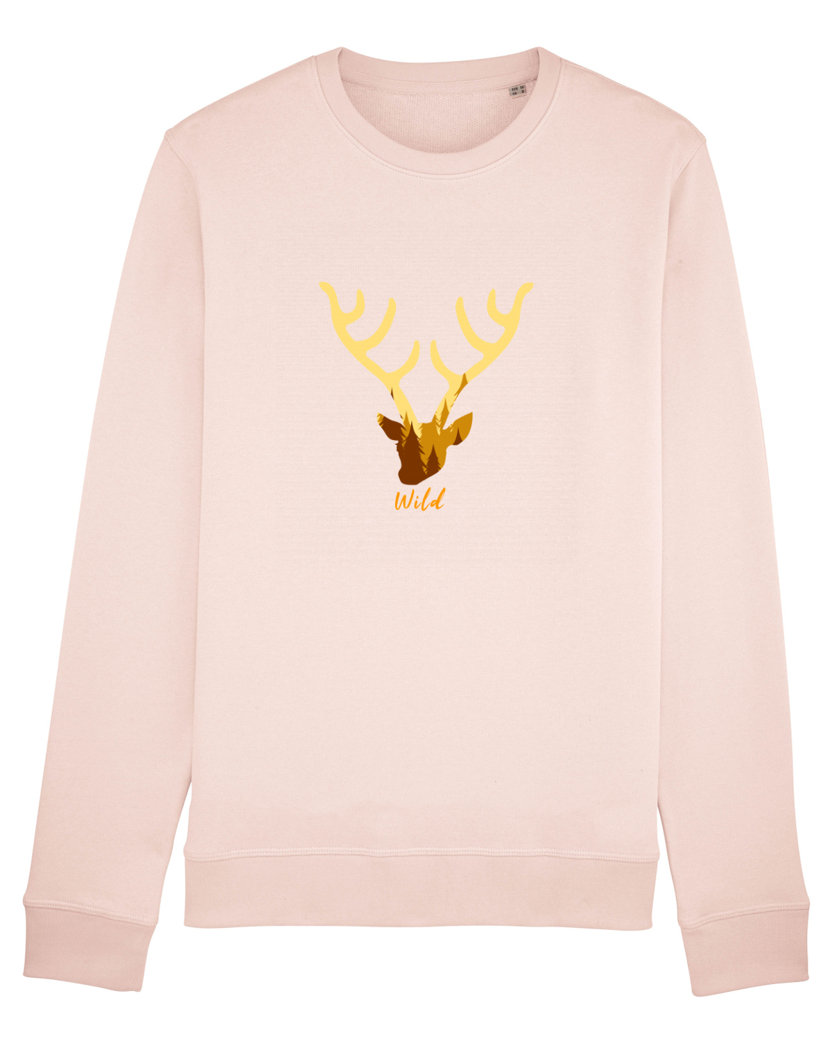Bluză mânecă lungă Unisex Rise Candy Pink