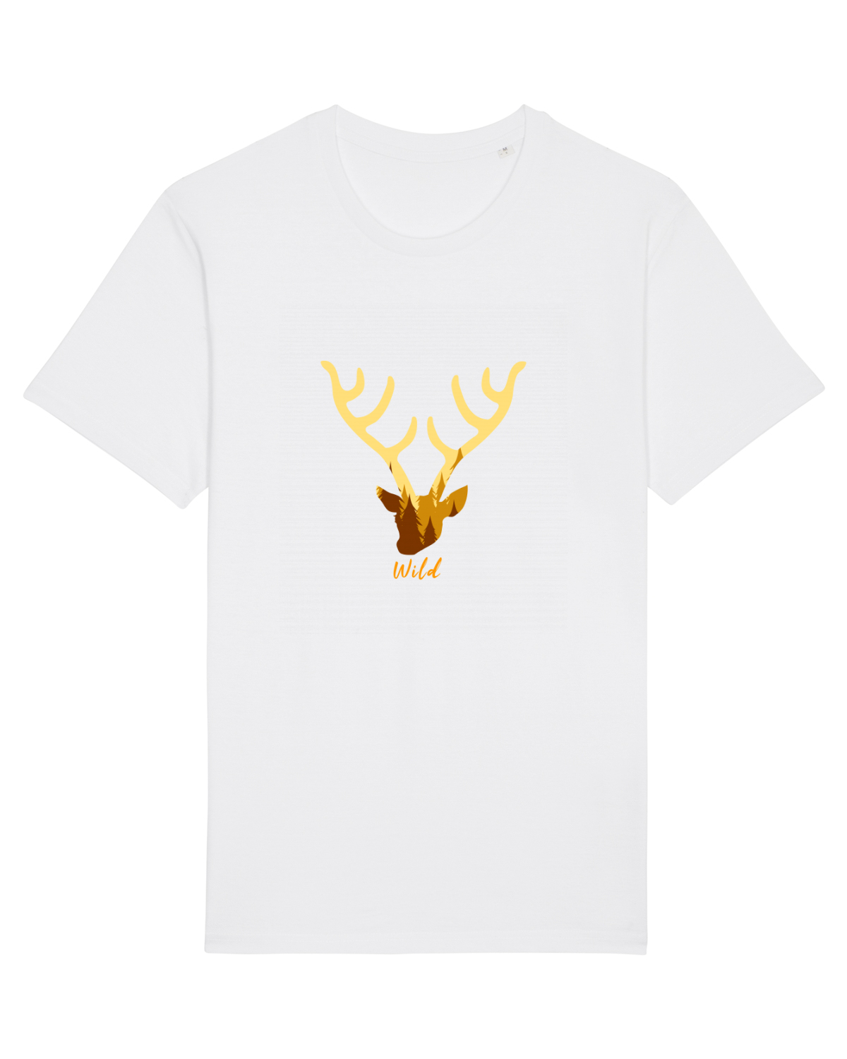 Tricou mânecă scurtă Unisex Rocker White