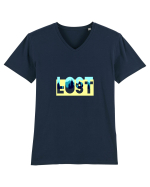Pierdut in spatiu Tricou mânecă scurtă guler V Bărbat Presenter