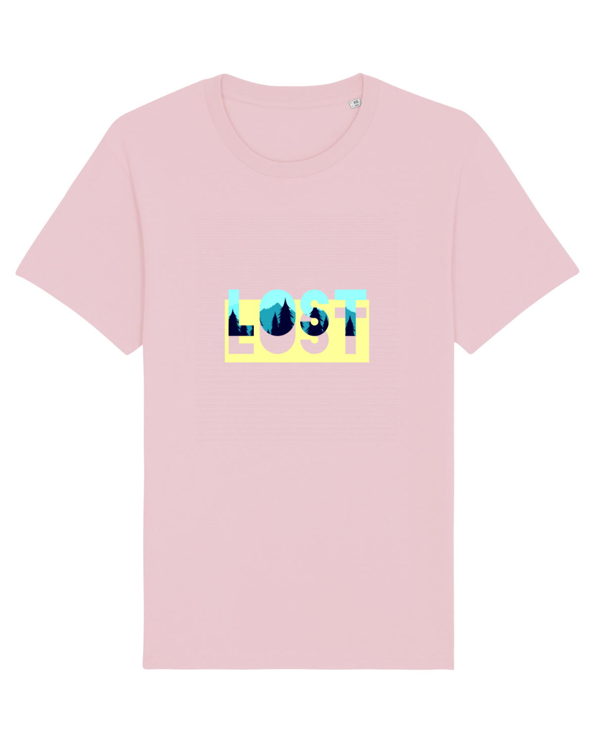 Tricou mânecă scurtă Unisex Rocker Cotton Pink
