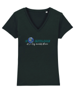 Go Explore Tricou mânecă scurtă guler V Damă Evoker