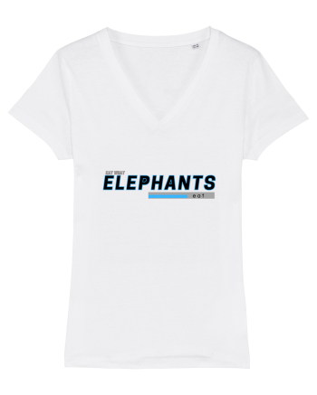 Vegan. Eat What Elephants Eat! White