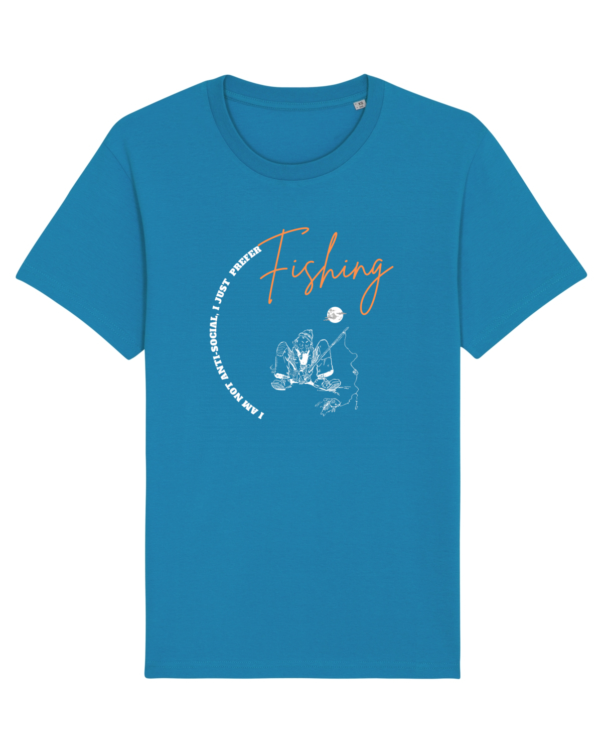 Tricou mânecă scurtă Unisex Rocker Azur