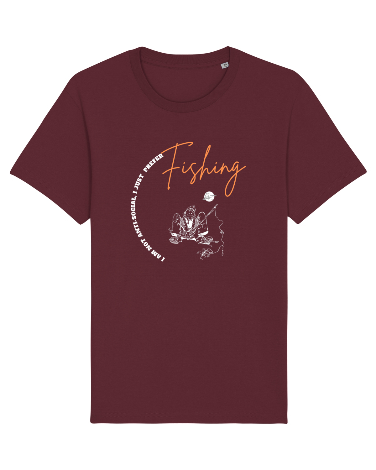 Tricou mânecă scurtă Unisex Rocker Burgundy