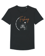 I Am Not Antisocial, I Just Prefer Fishing Tricou mânecă scurtă guler larg Bărbat Skater