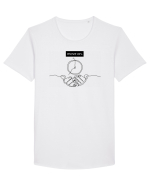 Move on. Tricou mânecă scurtă guler larg Bărbat Skater