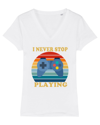 I Never Stop Playing White