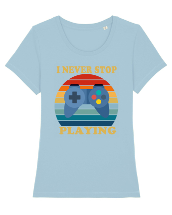 I Never Stop Playing Sky Blue