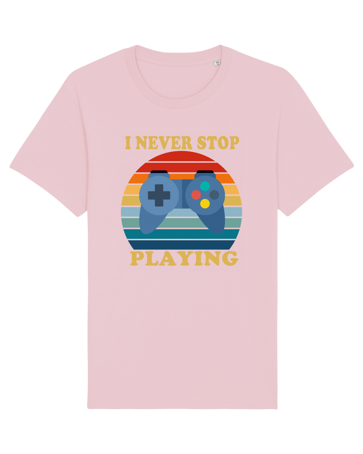 Tricou mânecă scurtă Unisex Rocker Cotton Pink
