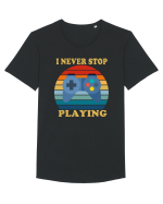 I Never Stop Playing Tricou mânecă scurtă guler larg Bărbat Skater