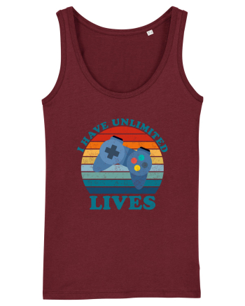 I Have Unlimited Lives Burgundy